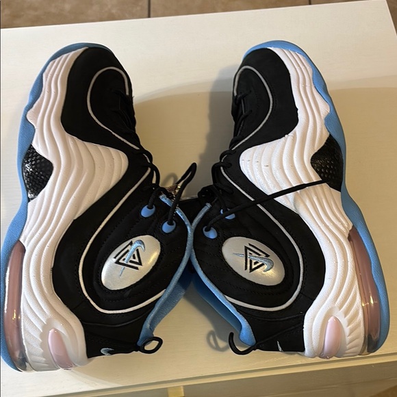 Nike Air Penny 2 black basketball AShoes size 9.5 DM 9132-001 2021 new no tags - Picture 6 of 7